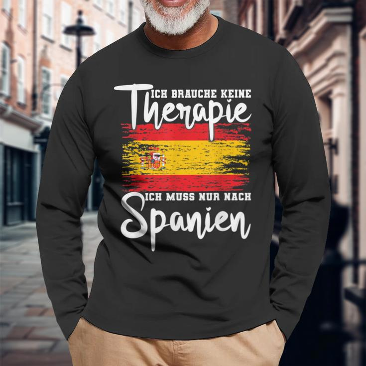 Lustiges Spanien Geschenk Für Spanier Spanien Langarmshirts Geschenke für alte Männer