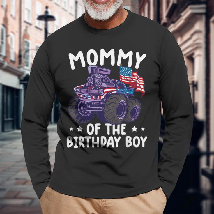 Monster Truck Matching Mama Des Geburtstagskindes Langarmshirts Geschenke für alte Männer