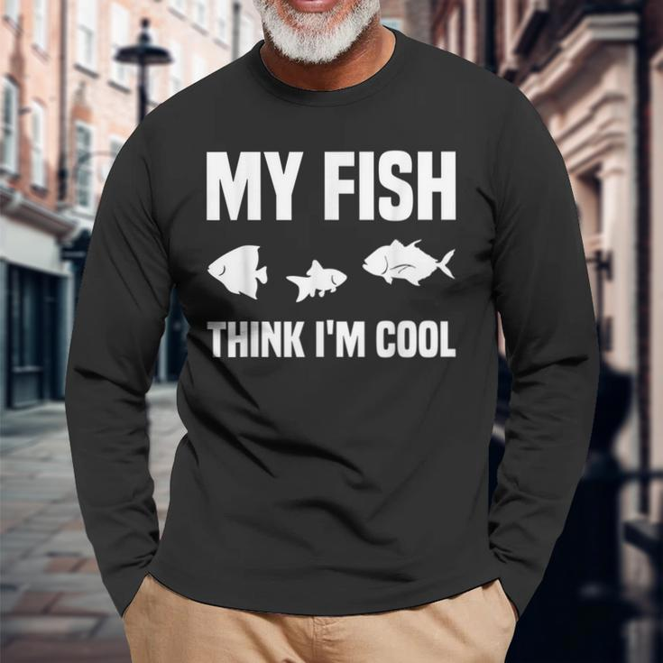 My Fish Think Im Cool Funny Pet Fish Aquarium Gift Aquarist Men