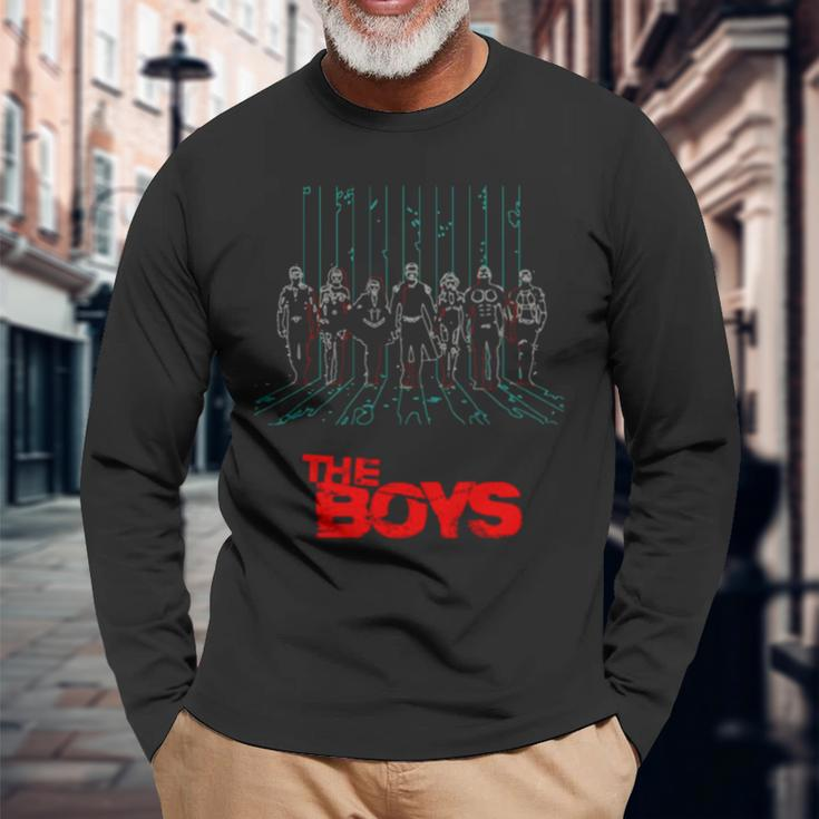 Neon The Boys Tv Show Long Sleeve T-Shirt T-Shirt Gifts for Old Men