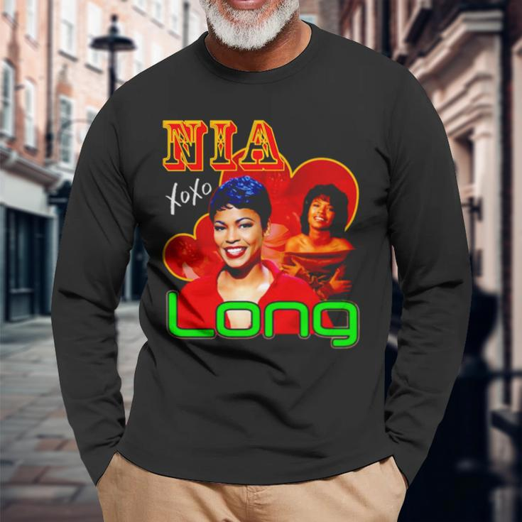 Nia Long Xoxo Long Sleeve T-Shirt Gifts for Old Men
