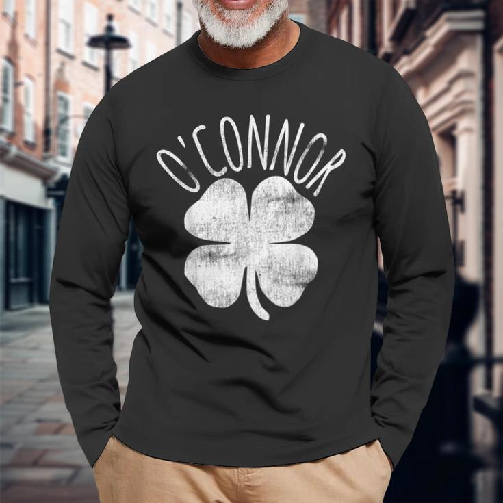 Oconnor St Patricks Day Irish Last Name Matching Long Sleeve T-Shirt Gifts for Old Men