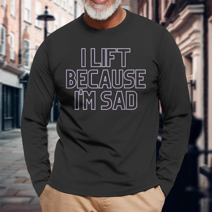 Oversized Weightlifting Gym Pump Cover Long Sleeve T-Shirt Gifts for Old Men