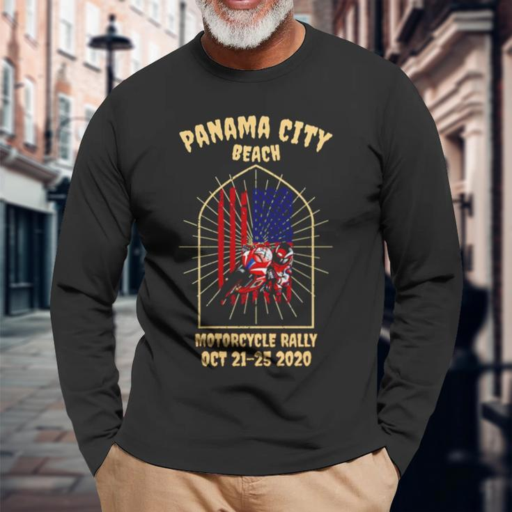 Panama City Fall Motorcycle Rally Long Sleeve T-Shirt T-Shirt Gifts for Old Men