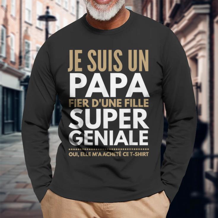 Papa Mädchen Geburtstags Langarmshirts, Witziges Herren Langarmshirts Geschenke für alte Männer