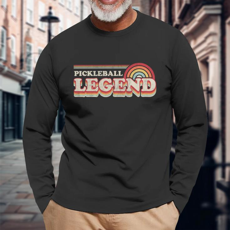Pickleball Pickleball Legend Long Sleeve T-Shirt Gifts for Old Men