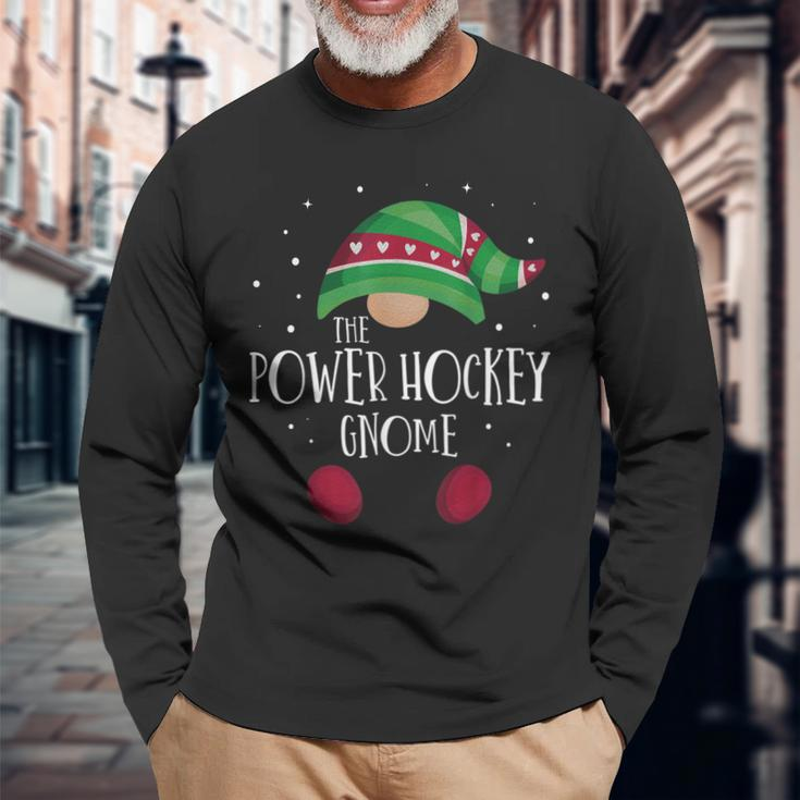 Power Hockey-Zwerg Weihnachts-Langarmshirts, Passender Familien-Pyjama Geschenke für alte Männer