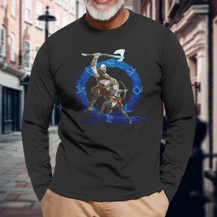 Ragnarok Kratos Dad Of Boy Perfect God Of War Long Sleeve T-Shirt T-Shirt Gifts for Old Men