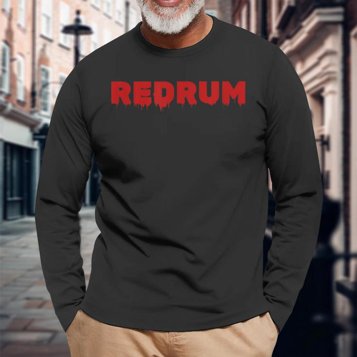 Redrum Horror Movie Quote Quick Halloween Costume Long Sleeve T-Shirt T-Shirt Gifts for Old Men