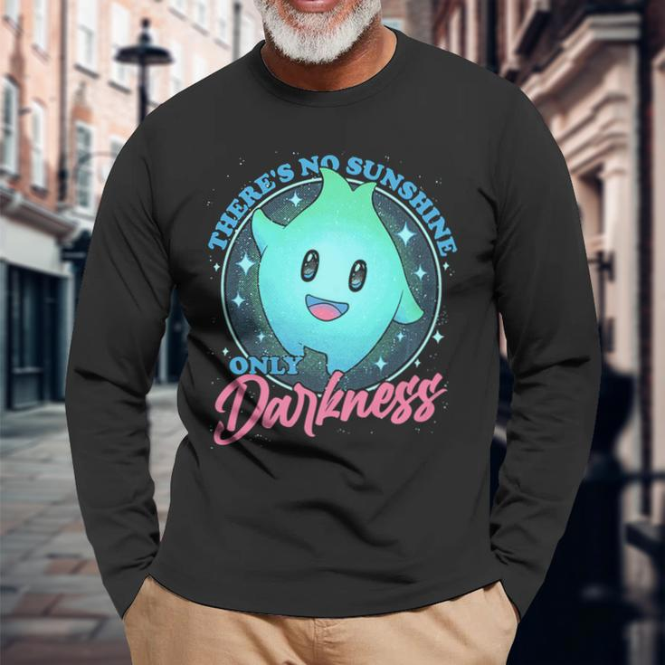 Theres No Sunshine Only Darkness Long Sleeve T-Shirt T-Shirt Gifts for Old Men