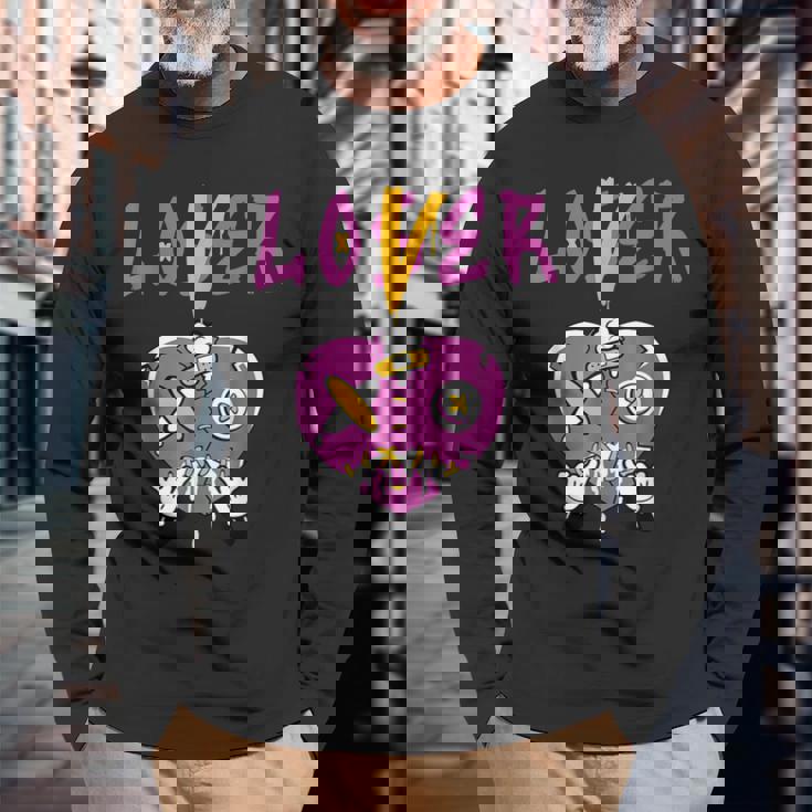 Retro 1 Brotherhood Loser Lover Heart Dripping Shoes Long Sleeve T-Shirt T-Shirt Gifts for Old Men Retro 1 Brotherhood Loser Lover Heart Dripping Shoes Long Sleeve T-Shirt T-Shirt Gifts for Old Men