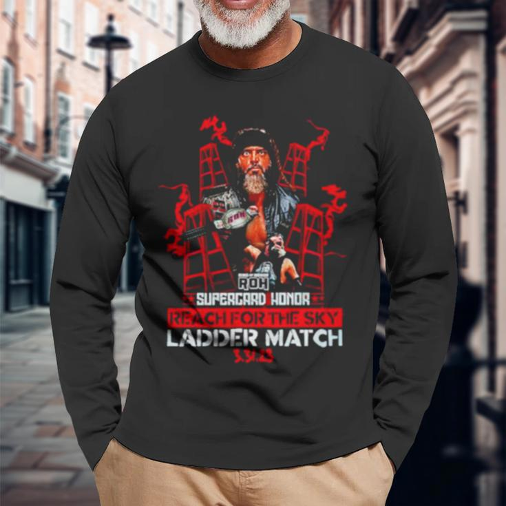 Roh Reach For The Sky Ladder Match Long Sleeve T-Shirt T-Shirt Gifts for Old Men