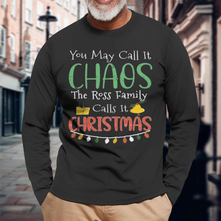The Ross Name Christmas The Ross Long Sleeve T-Shirt Gifts for Old Men