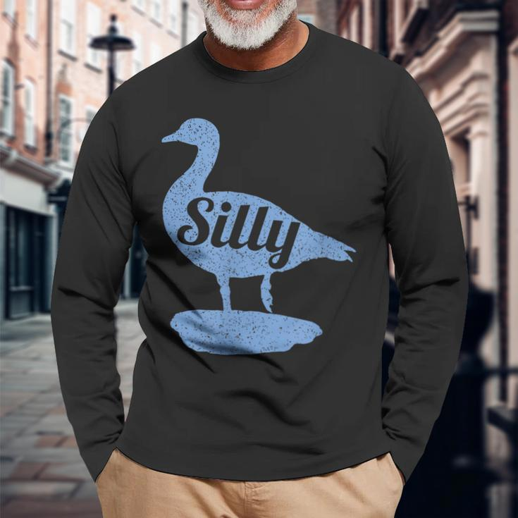 Silly Goose Silly Goose Long Sleeve T-Shirt T-Shirt Gifts for Old Men