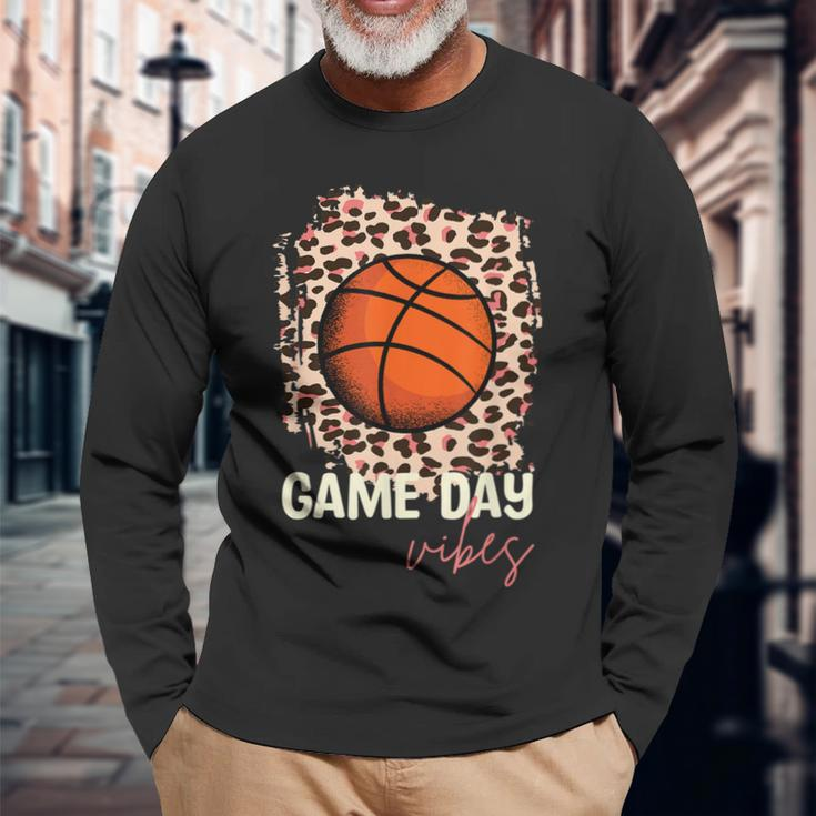 Stimmung Am Basketball-Spieltag Langarmshirts Geschenke für alte Männer