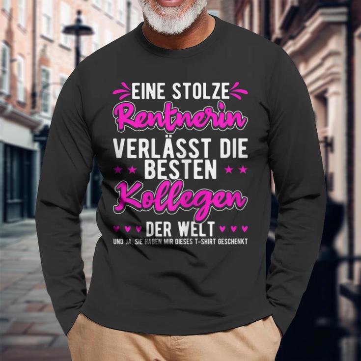 Stolze Rentnerin 2023 Langarmshirts, Abschied von den Besten Kollegen Geschenke für alte Männer