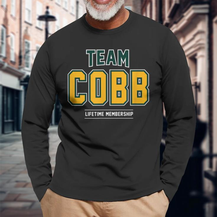 Team Cobb Proud Last Name Surname Long Sleeve T-Shirt T-Shirt Gifts for Old Men