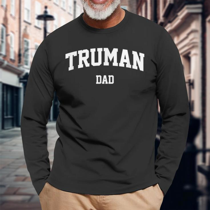 Truman Dad Athletic Arch College University Alumni Long Sleeve T-Shirt Gifts for Old Men
