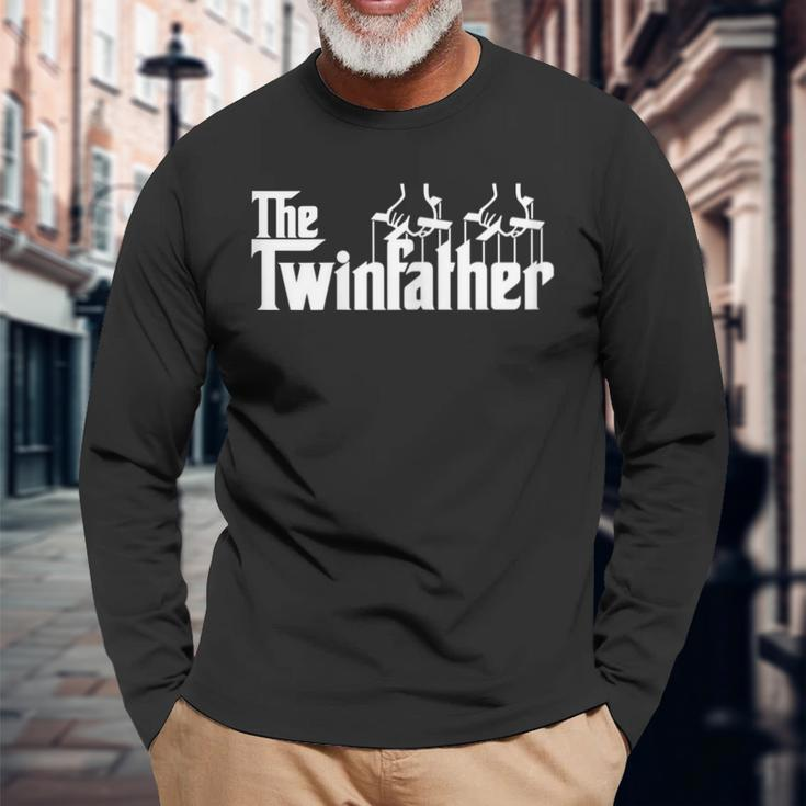 Twin Dad Fathers Day Twinfather Shirt For Long Sleeve T-Shirt T-Shirt Gifts for Old Men