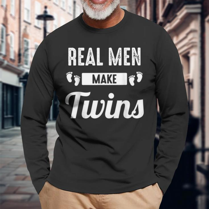 Twins Dad Novelty For Fathers Day Long Sleeve T-Shirt T-Shirt Gifts for Old Men