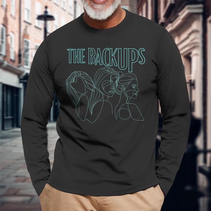 The Backups Band Merch Long Sleeve T-Shirt Gifts for Old Men