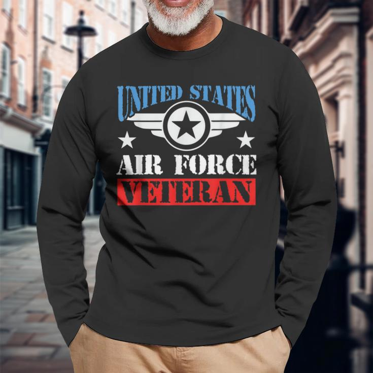 Us Air Force Veteran United States Air Force Veteran Long Sleeve T-Shirt Gifts for Old Men