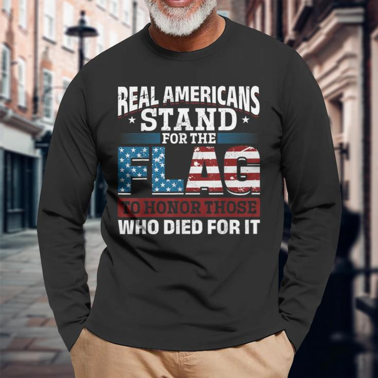 Us Veteran Veterans Day Us Patriot V3 Long Sleeve T-Shirt Gifts for Old Men