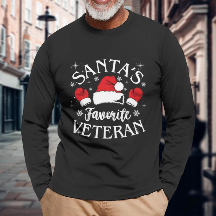 Veteran Santa Xmas Santas Favorite Veteran Santas Favorite Great Long Sleeve T-Shirt Gifts for Old Men
