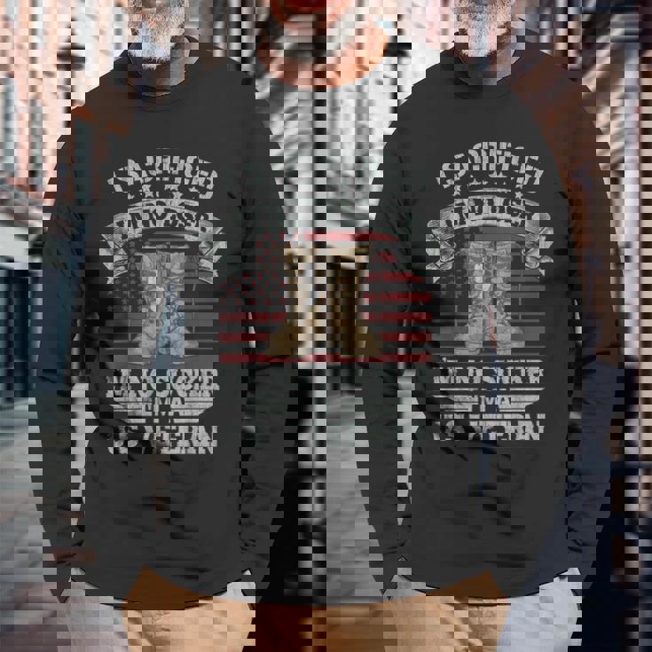 Veterans Are Not Suckers Or Losers I Sacrificed Perfect Gift Men Women Long Sleeve T-shirt Graphic Print Unisex Gifts for Old Men