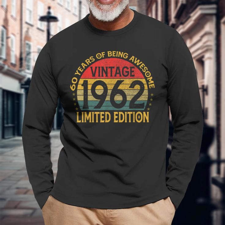 Vintage 1962 Limited Edition Langarmshirts zum 60. Geburtstag Geschenke für alte Männer