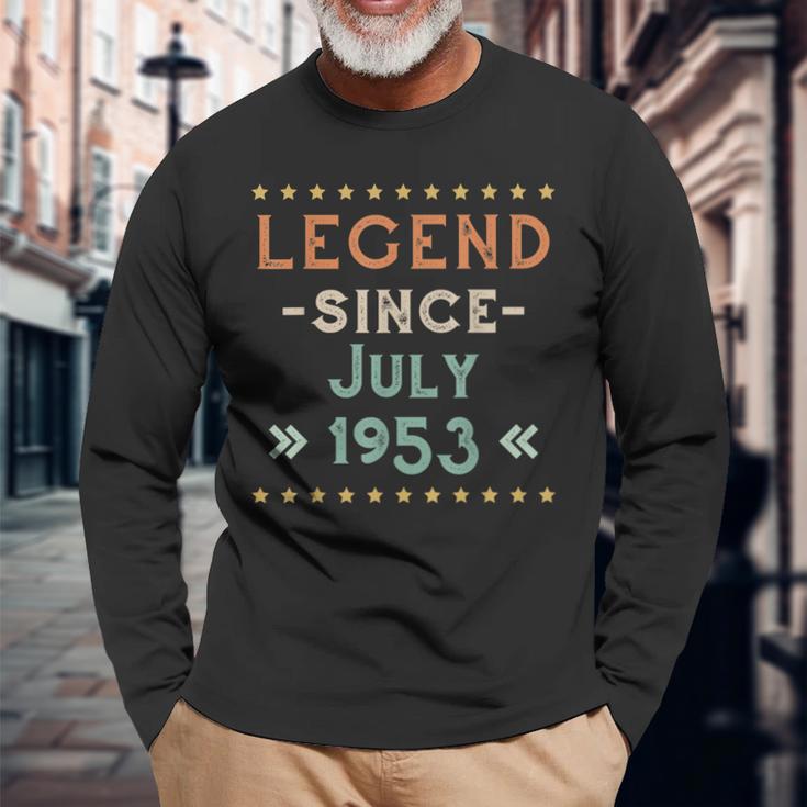 Vintage Legend Seit Juli 1953 Geburtstag Männer Frauen Langarmshirts Geschenke für alte Männer