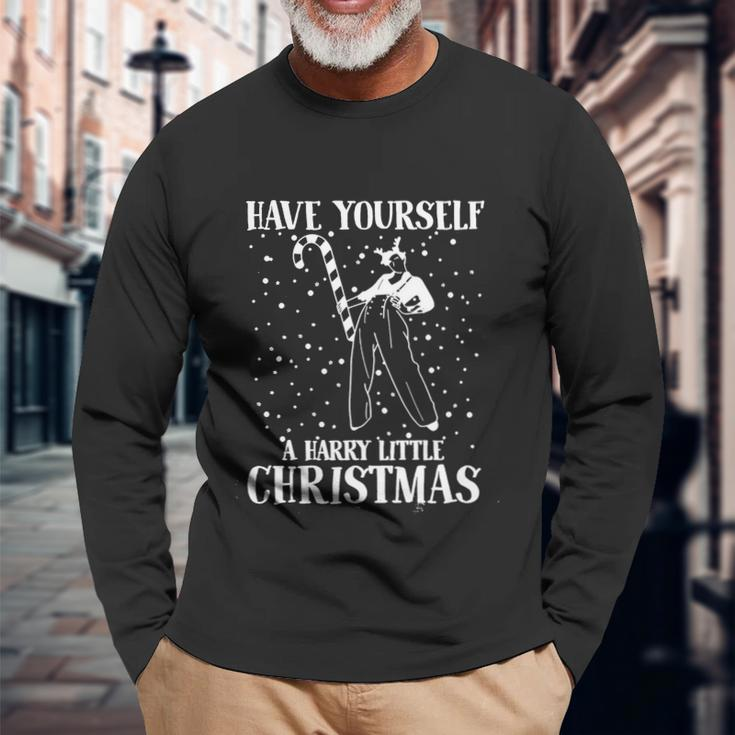 Have Yourself A Harry Little Christmas Xmas Long Sleeve T-Shirt Gifts for Old Men