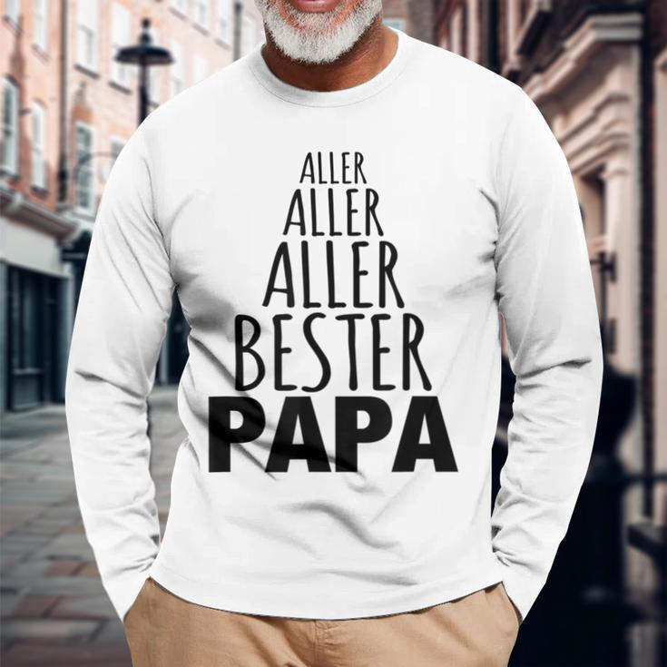 Allerbester Papa Langarmshirts, Vatertag & Geburtstag Geschenkidee Geschenke für alte Männer