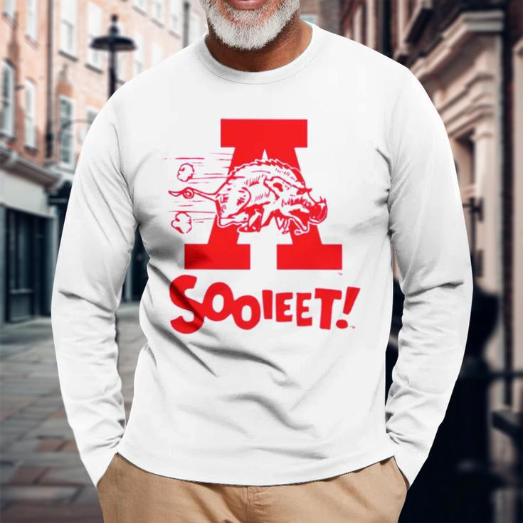 Arkansas Sooieet V2 Long Sleeve T-Shirt Gifts for Old Men