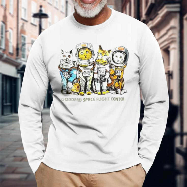 Cat Goddard Space Flight Center Long Sleeve T-Shirt T-Shirt Gifts for Old Men