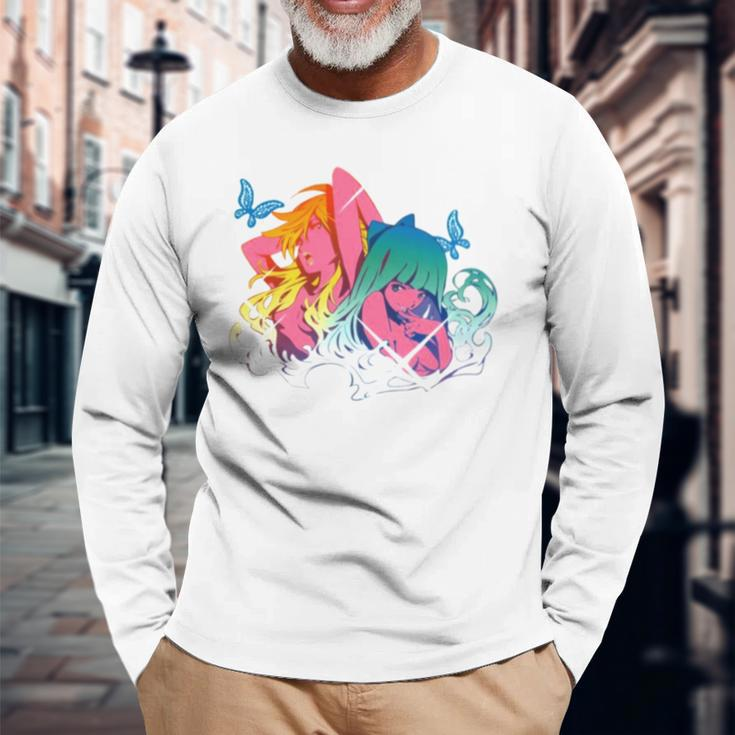Colored Panty And Stocking Long Sleeve T-Shirt T-Shirt Gifts for Old Men