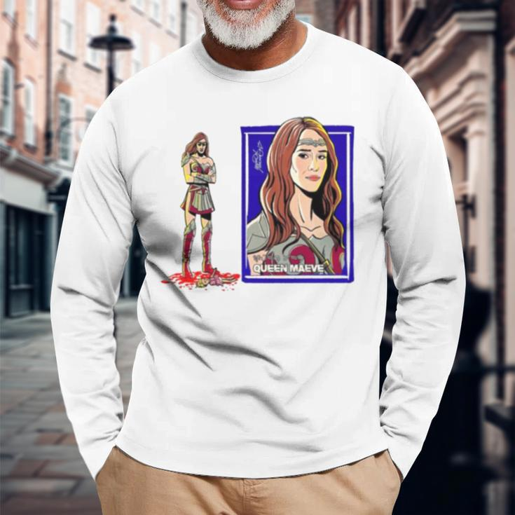Comic Queen Maeve The Boys Tv Show Long Sleeve T-Shirt T-Shirt Gifts for Old Men