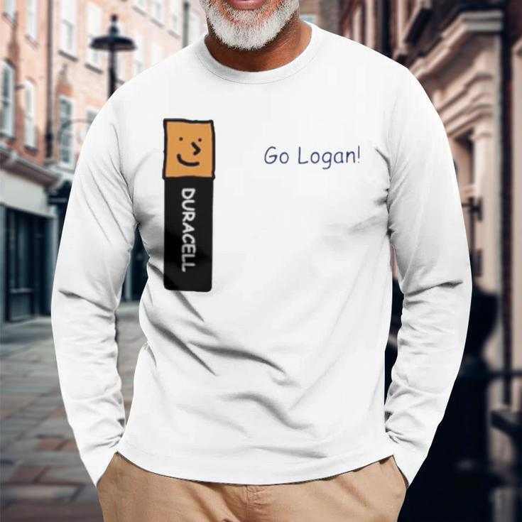 Duracell Go Logan Long Sleeve T-Shirt Gifts for Old Men