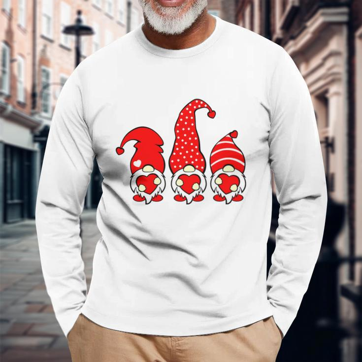 Gnomes Valentines Day Long Sleeve T-Shirt Gifts for Old Men