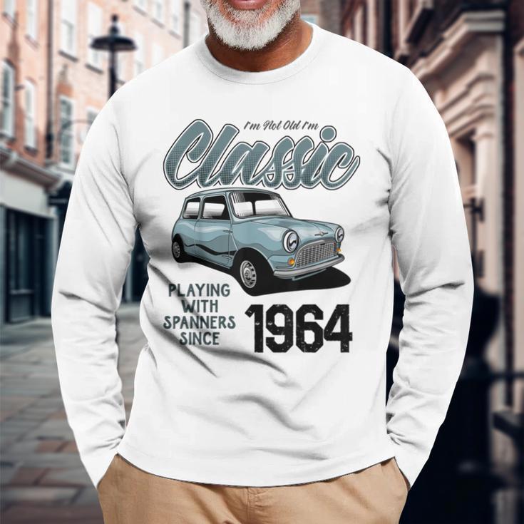 Ich Bin Nicht Alt Ich Bin Ein Oldtimer Jahrgang 1964 Langarmshirts Geschenke für alte Männer