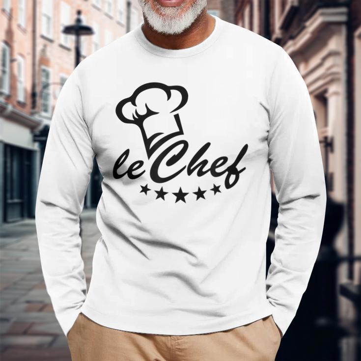 Koch Chefkoch Chef De Cuisine Sternekoch Kochmütze Küche Langarmshirts Geschenke für alte Männer