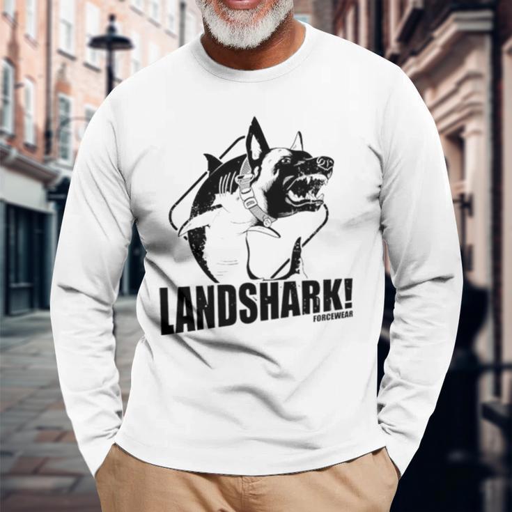 Landshark German Shepherd Long Sleeve T Shirt Mazezy CA