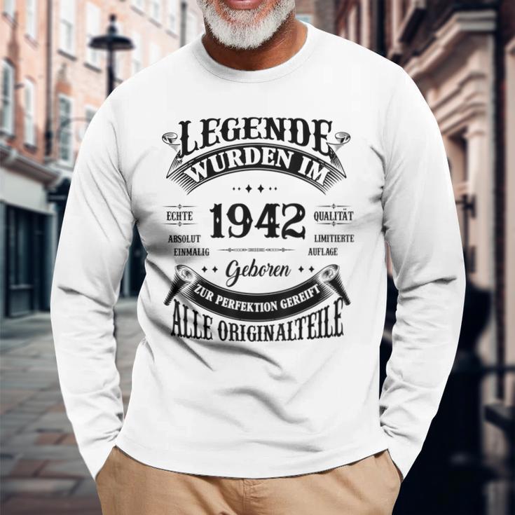 Legenden Wurden Im 1942 Geboren 81 Geburtstag 81 Jahre Langarmshirts Geschenke für alte Männer