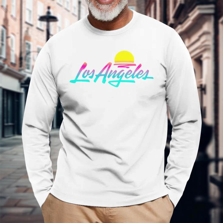 Los Angeles By Shepard Fairey And House Long Sleeve T-Shirt T-Shirt Gifts for Old Men