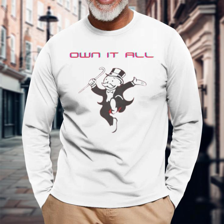 Own It All Monopoly Long Sleeve T-Shirt T-Shirt Gifts for Old Men