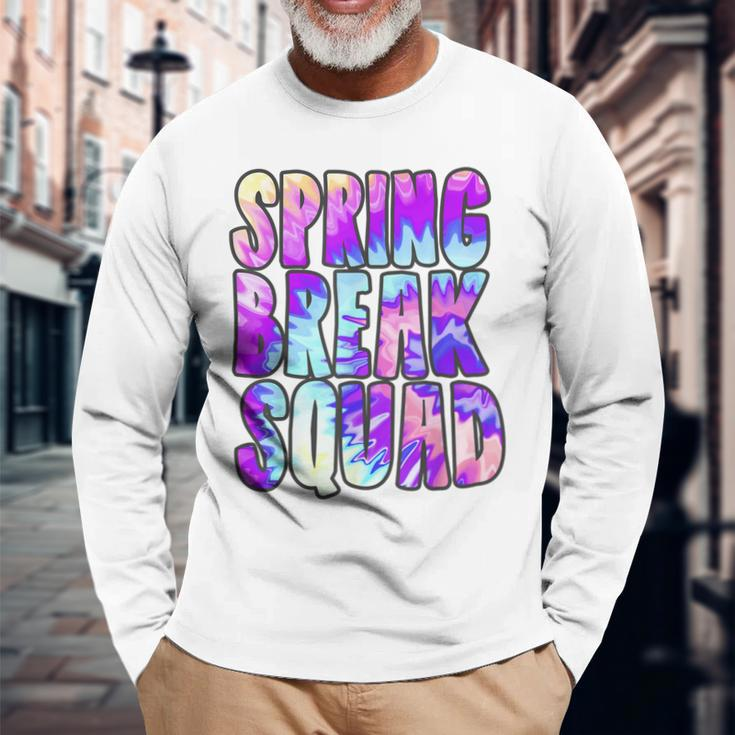 Spring Break Squad 2023 Spring Break Sunset 2023 Long Sleeve T-Shirt Gifts for Old Men