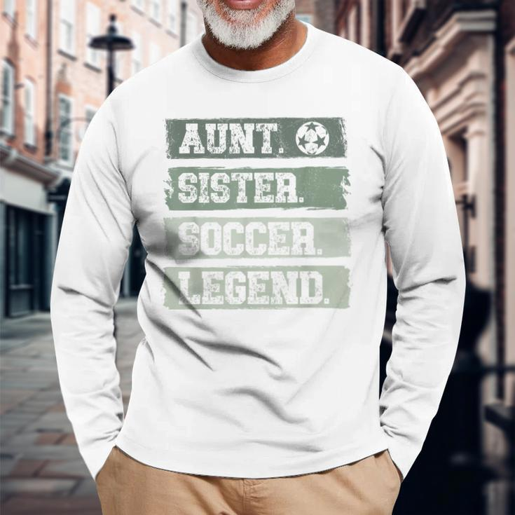 Tante Schwester Fußballlegende Used-Legende Grunge F Langarmshirts Geschenke für alte Männer