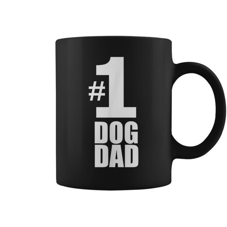1 Dog Dad Funny Dog Lover Gift Best Dog Dad Gift For Mens Coffee Mug