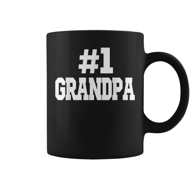 1 Grandpa  Number One Grandpa  Gift For Mens Coffee Mug