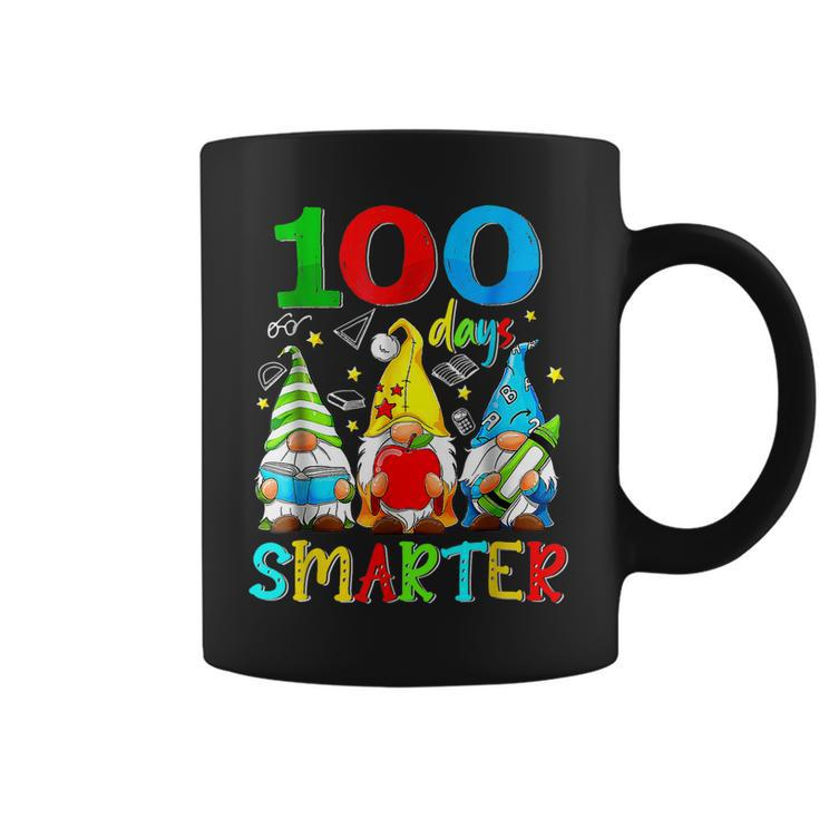 100 Days Smarter Cute Gnome Gift Teacher 100 Days Of School  Coffee Mug
